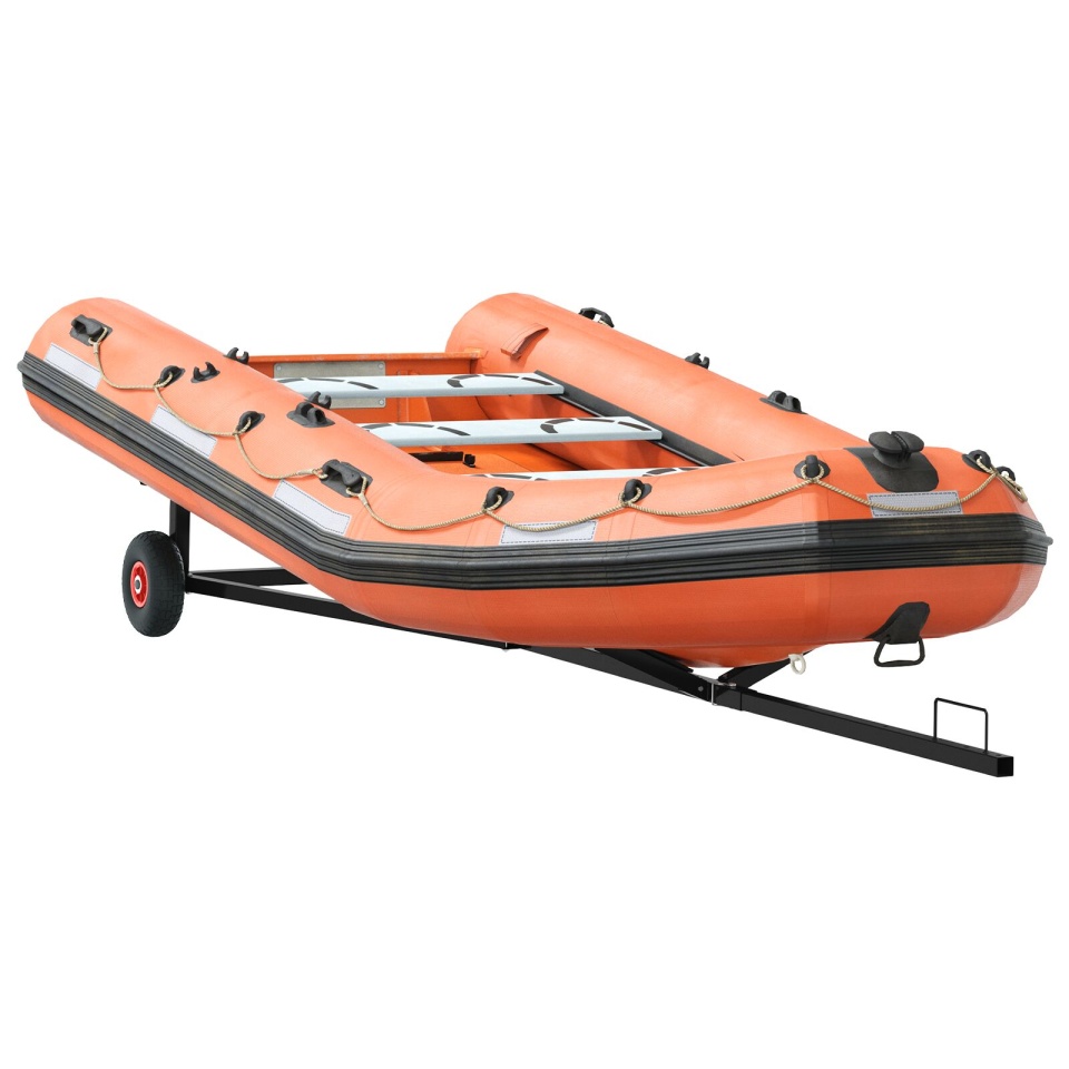 Remorca pentru bărci 212-302 cm - Lungime ajustabilă, 160 kg, din oțel - 2 | YEO