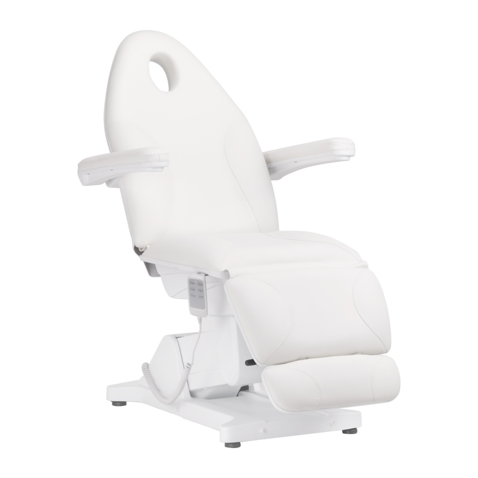 Scaun cosmetic electric Sillon Basic 3 motoare alb - 1 | YEO