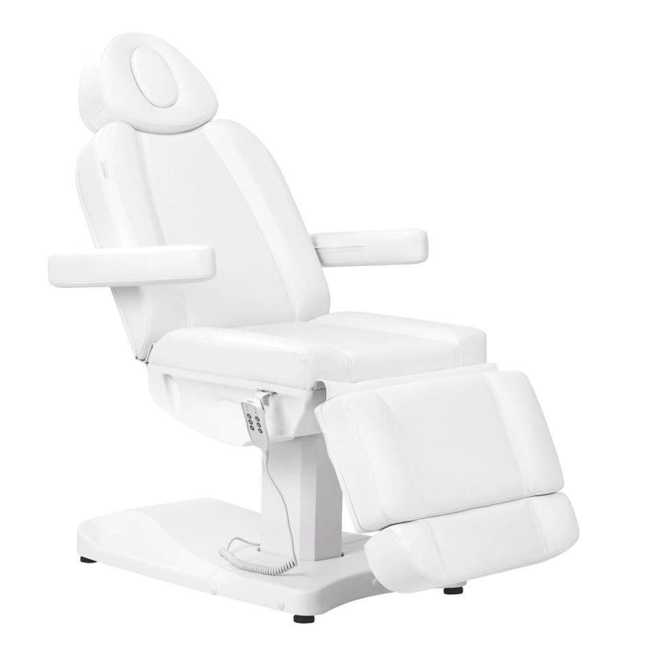 Scaun electric cosmetic Azzurro 803D 3-motoare alb