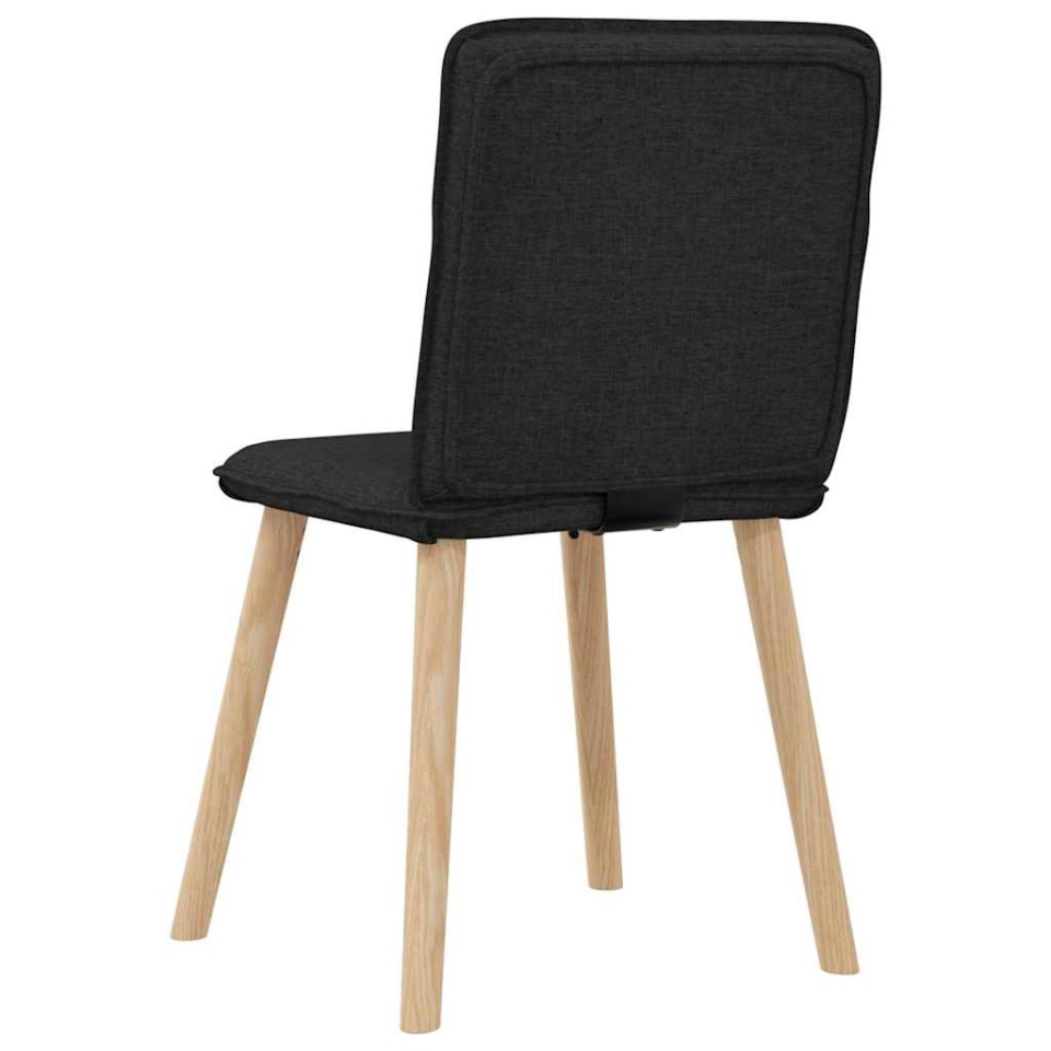 Scaune de bucătărie, 2 buc. negru, textil - 4 | YEO
