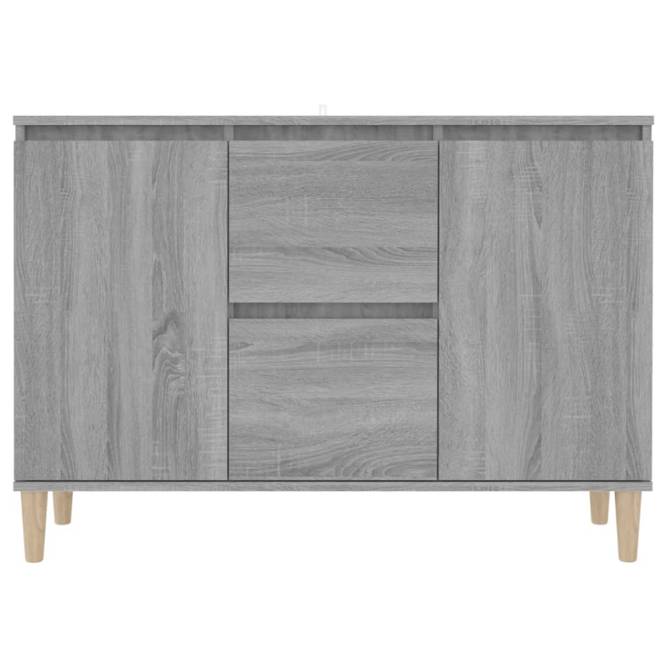 Servantă, sonoma gri, 101x35x70 cm, lemn prelucrat - 3 | YEO