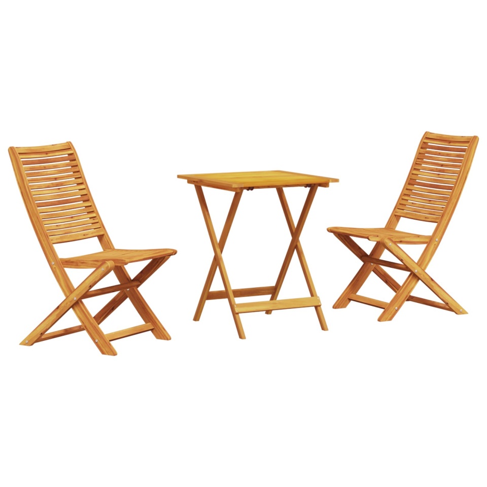 Set Bistro pliabil 3 piese din lemn de acacia - 1 | YEO