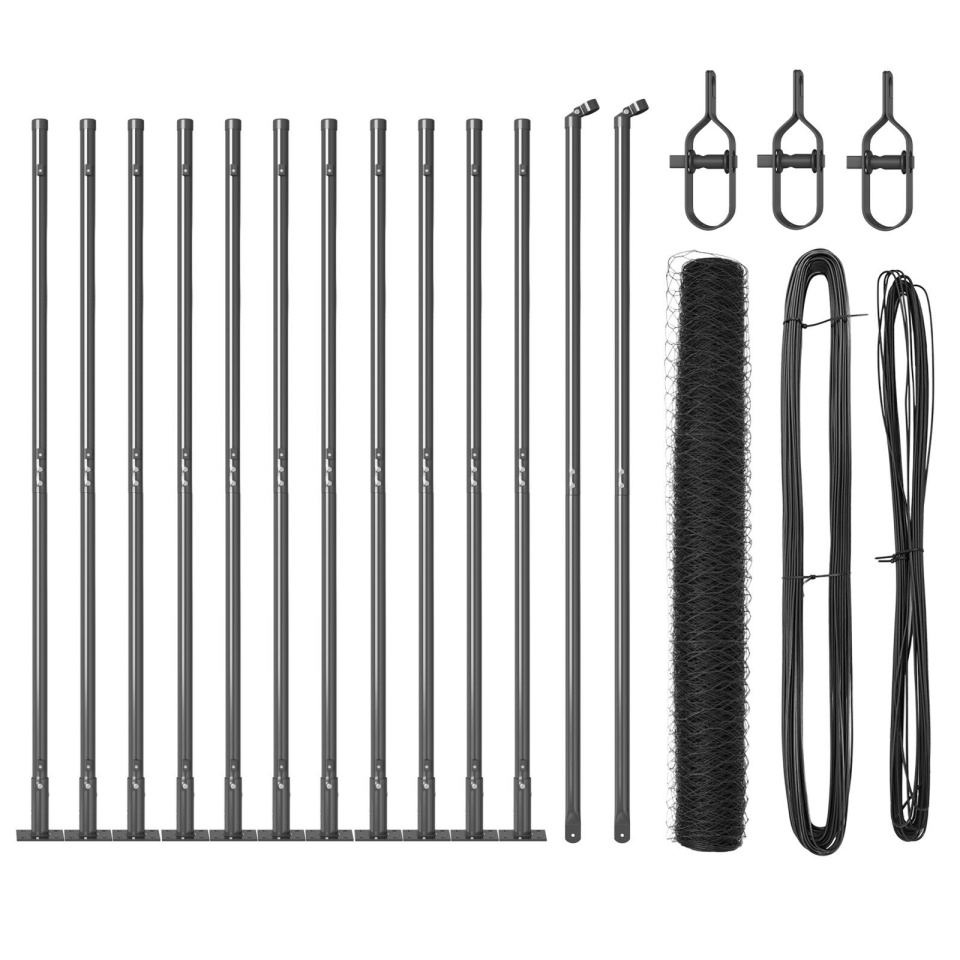 Set de Gard Set de 2 Gri Metal 25 x 1.2 m Durabil - 1 | YEO