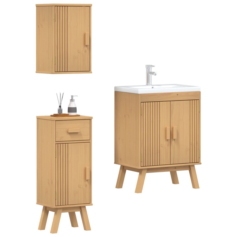 Set mobilier de baie, 3 piese - 2 | YEO