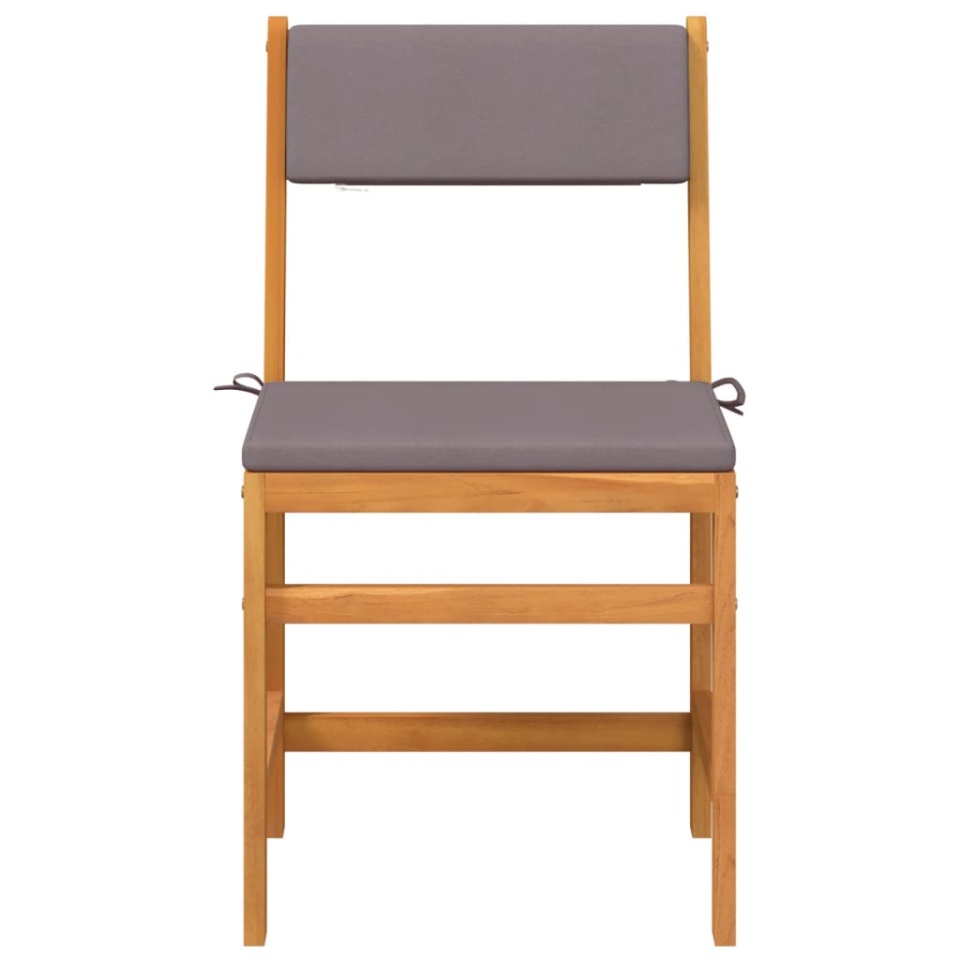 Set mobilier de balcon cu perne, 3 piese, lemn masiv acacia - 3 | YEO