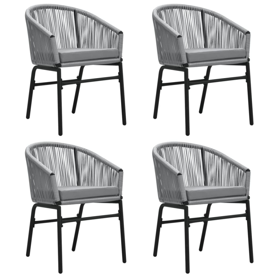 Set mobilier de grădină, 5 piese, gri - 2 | YEO