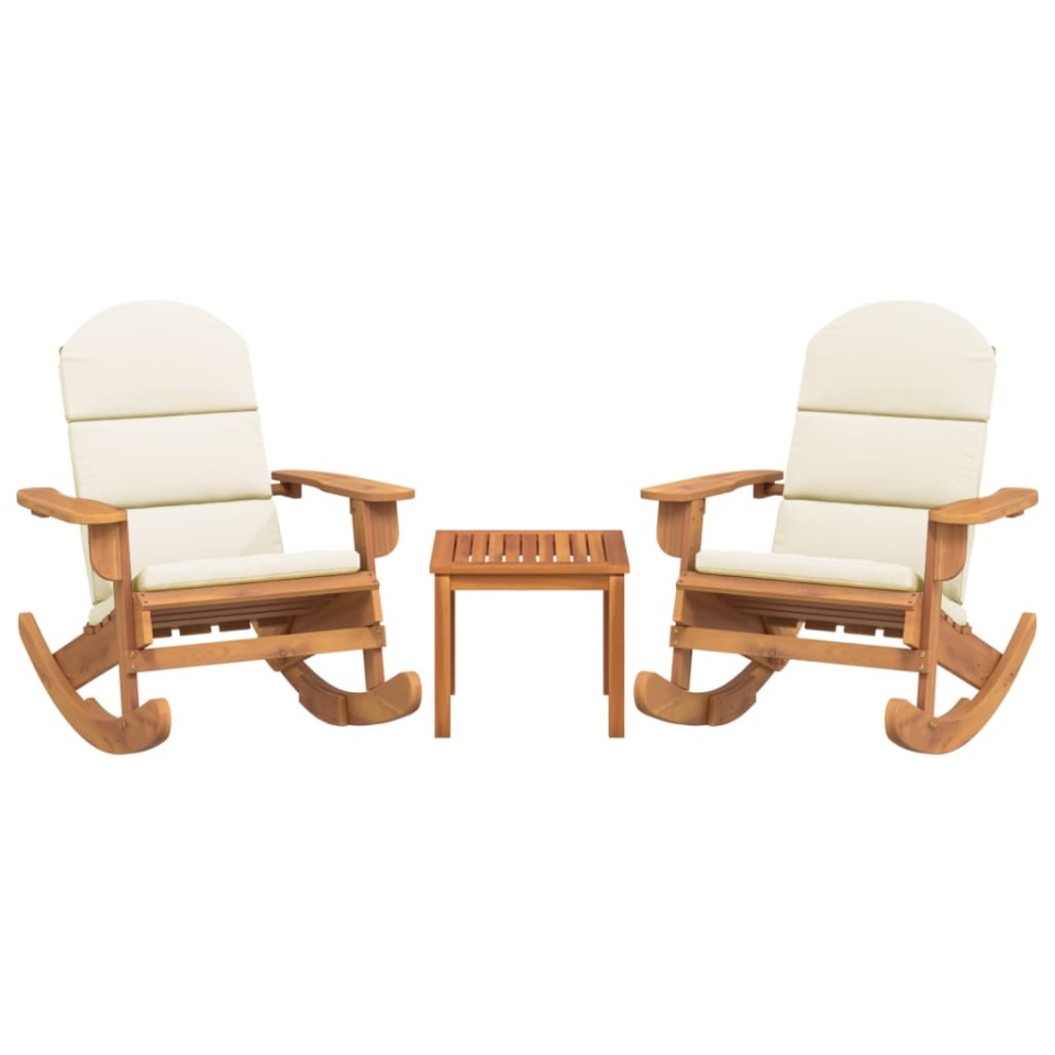 Set mobilier de grădină Adirondack, 3 piese, lemn masiv acacia - 2 | YEO