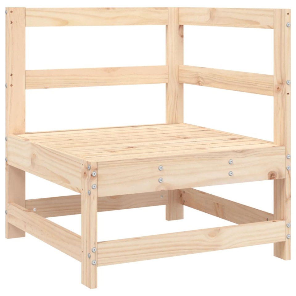 Set mobilier relaxare de grădină 5 piese lemn masiv de pin - 2 | YEO