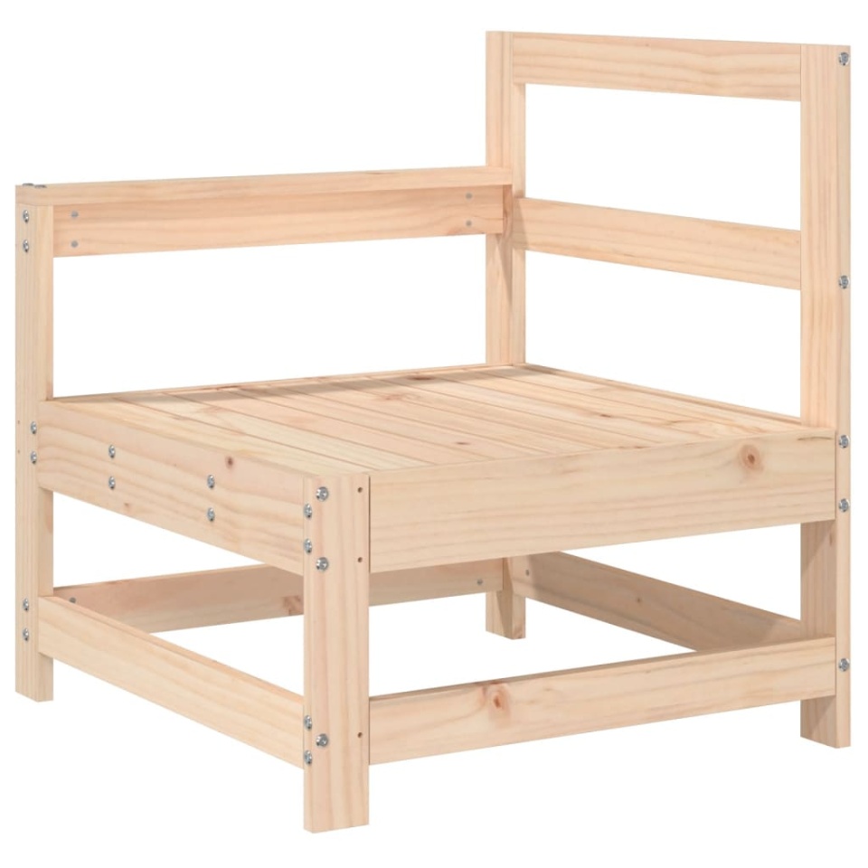 Set mobilier relexare de grădină, 6 piese, lemn masiv de pin - 2 | YEO