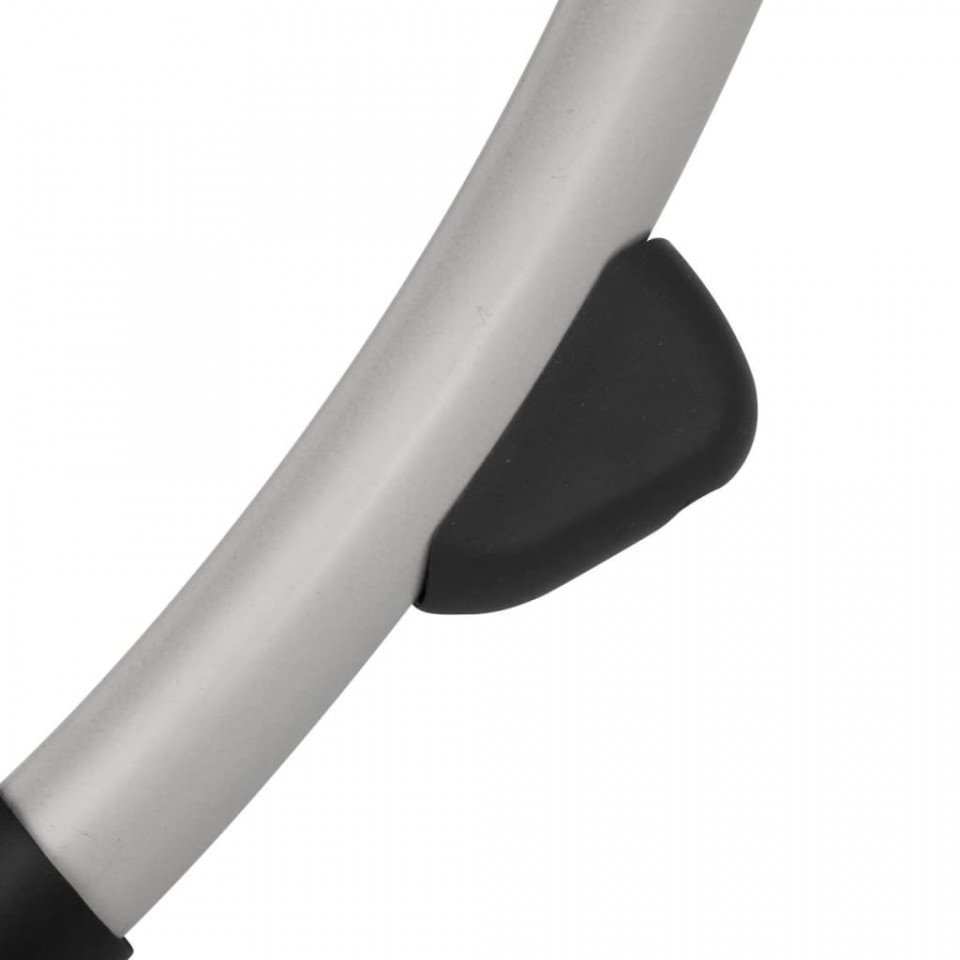 Șezlong de plajă geometric, negru și gri, oțel - 4 | YEO