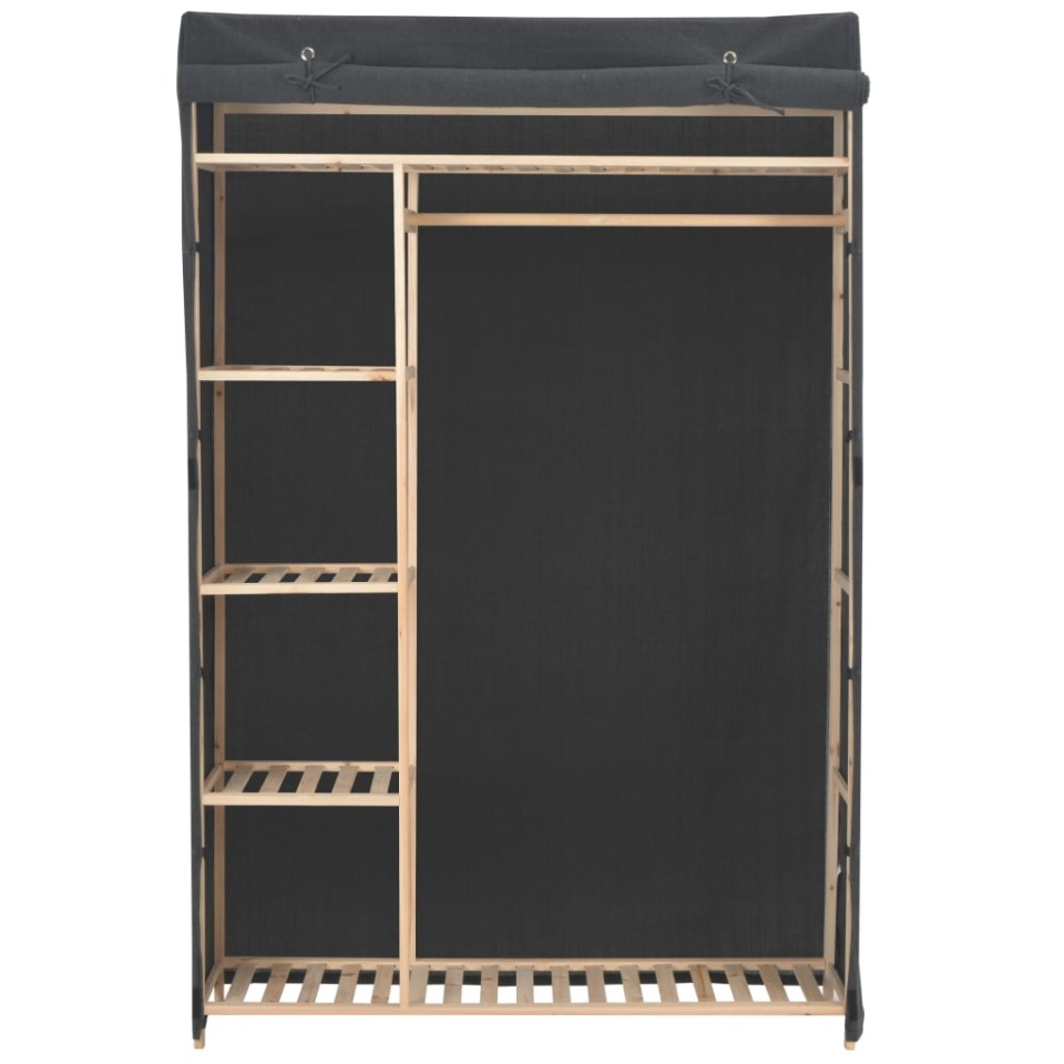 Șifonier, gri, 110x40x170 cm, textil - 1 | YEO