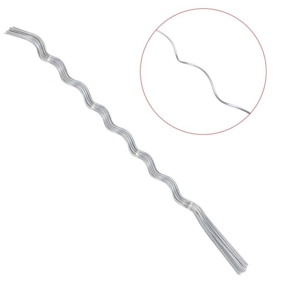 Spirale pentru suport plante, 50 buc., 170 cm, oțel galvanizat - 1 | YEO