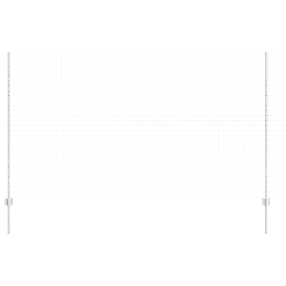 Stâlpi de gard 44 pcs U-Channel Argintie 200 cm Oțel - 2 | YEO