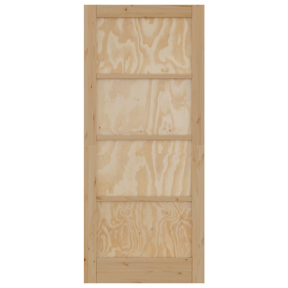 Ușă Interioară ORKDAL 86x198.5x4 cm Lemn Solid Pin - 3 | YEO