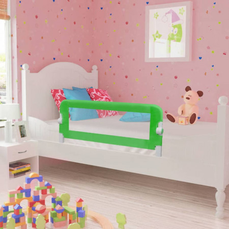 Balustradă de siguranță pentru pat de copil, verde, 102x42 cm - Img 1
