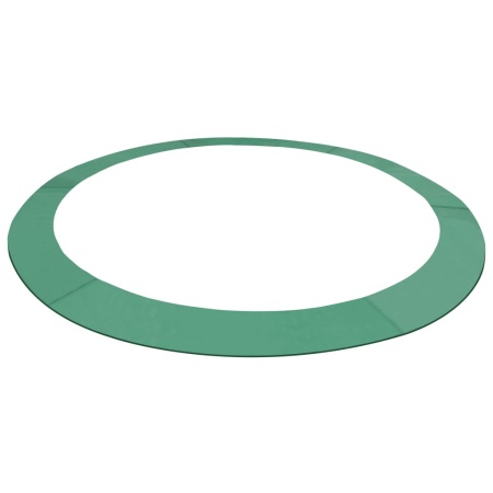 Bandă de siguranță trambulină rotundă de 4,57 m, verde, PE