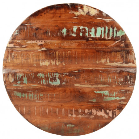 Blat de masă rotund, Ø 70x1,5 cm, lemn masiv reciclat