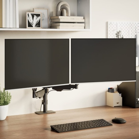 Braț monitor dublu pentru ecran max. 27 inch arc cu gaz 20 kg