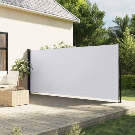 Copertina laterală retractabilă, alb, 180x500 cm