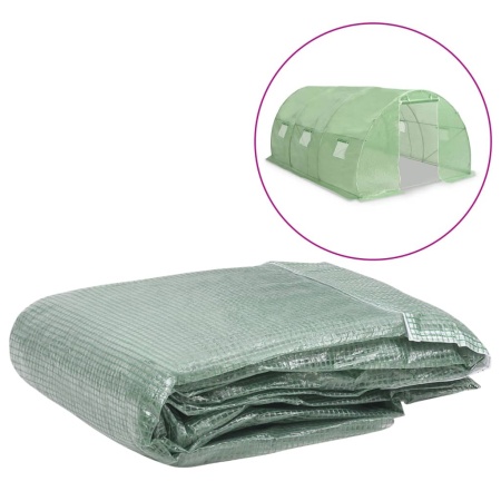 Copertină rezervă pentru seră (13,5 m²), verde, 300x450x200 cm