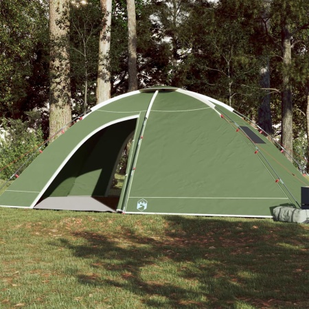 Cort de camping pentru 8 persoane, verde, impermeabil