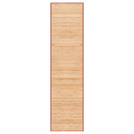 Covor din bambus, maro, 80 x 300 cm