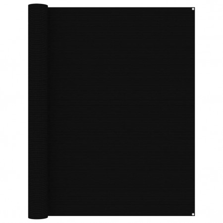 Covor pentru cort, negru, 250x400 cm - Img 1