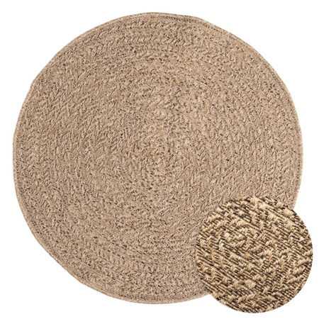 Covor ZIZUR aspect iută, 90 cm, pentru interior și exterior