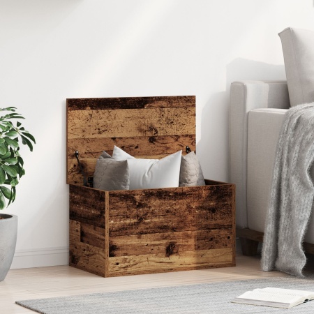 Cufăr de depozitare din lemn vechi 60x35x35 cm din lemn de inginerie
