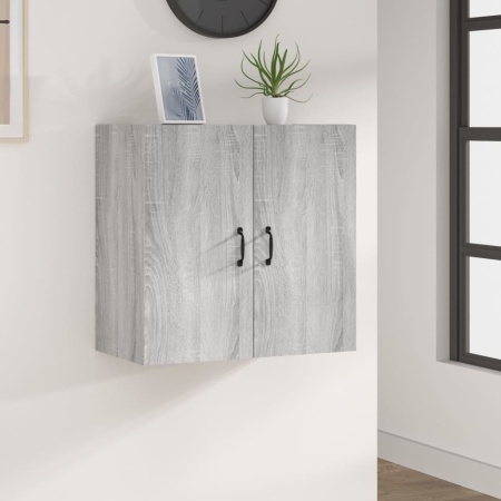 Dulap de perete, gri sonoma, 60x31x60 cm, lemn compozit