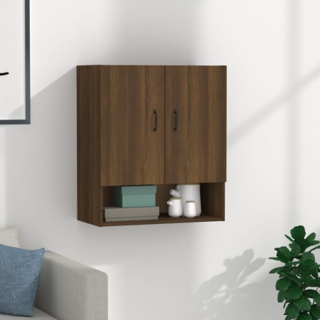 Dulap de perete, stejar maro, 60x31x70 cm, lemn prelucrat