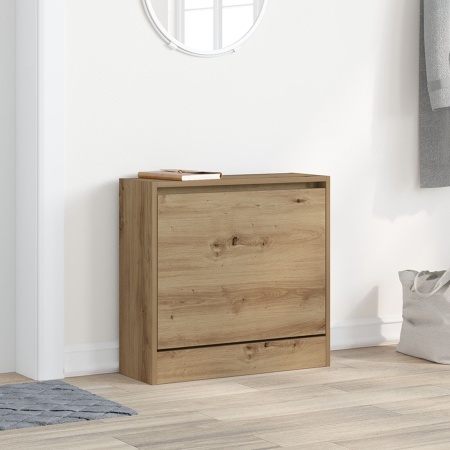 Dulap pentru pantofi Stejar Artisan 60x21x57 cm Lemn prelucrat