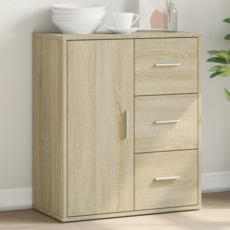 Dulap, stejar sonoma, 60x31x70 cm, lemn prelucrat