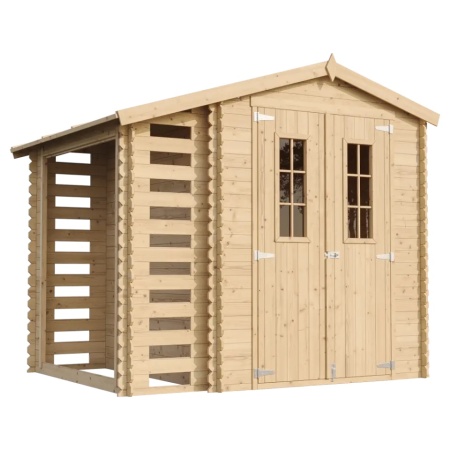 Magazin de grădină din lemn 9 ft x 7 ft x H7 ft / 4,47 m2 (capacitate 2 m3) - fara podele M386C