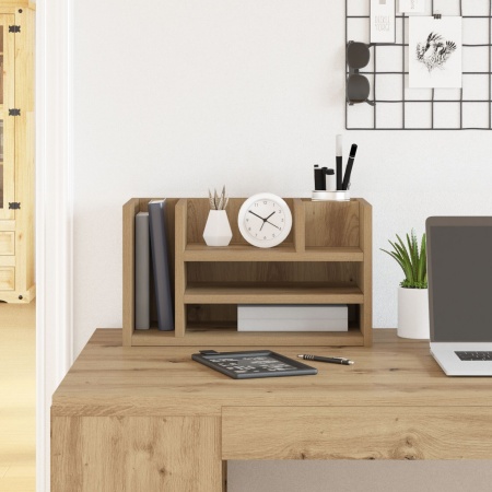 Organizator Birou Stejar Artisan 44.5x24x25 cm Lemn Inginerie