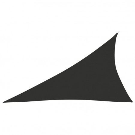 Parasolar, antracit, 4x5x6,4 m, țesătură oxford, triunghiular
