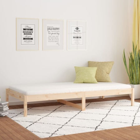 Pat de zi Single, 90x190 cm, lemn masiv de pin