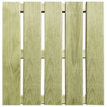 Plăci de pardoseală, 30 buc., verde, 50 x 50 cm, lemn