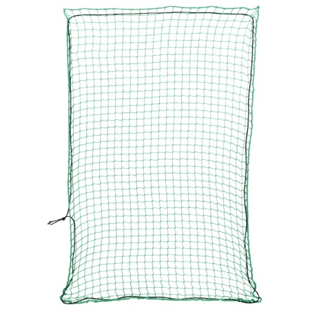 Plasă de remorcă cu funie elastică, verde, 3x2 m, PP