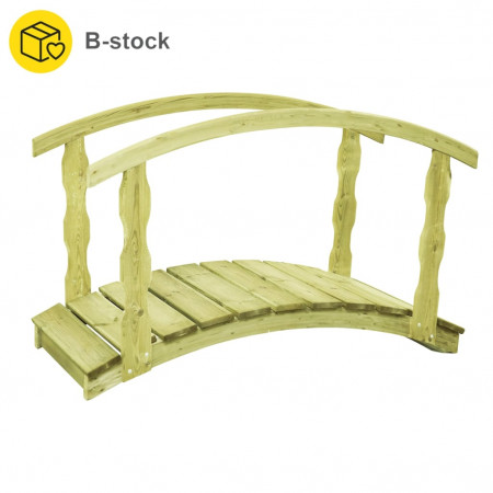 Pod de grădină, 170x74x105 cm, lemn masiv pin tratat, B-Stock