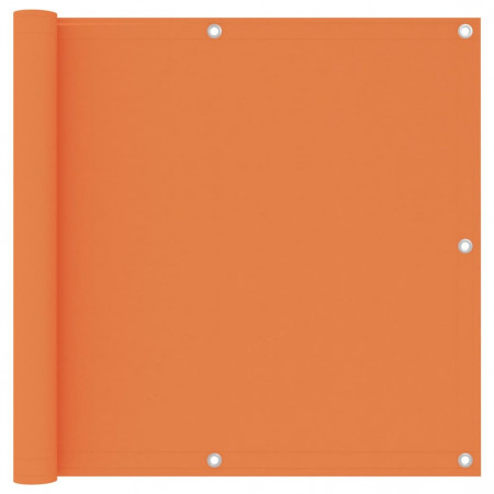 Prelată balcon portocaliu 90x400 cm țesătură Oxford - Img 1