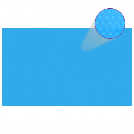 Prelată de piscină, albastru, dreptunghiular, 500 x 300 cm, PE