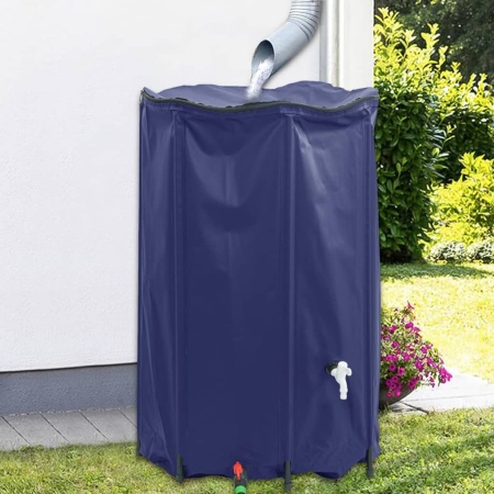 Rezervor de apă cu robinet, pliabil, 1000 L, PVC