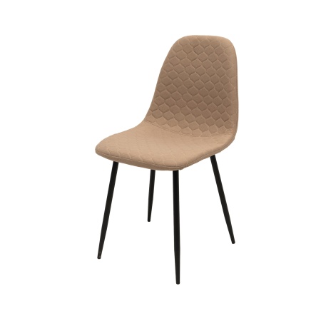 Scaun ML-6, tapitat stofa, crem
