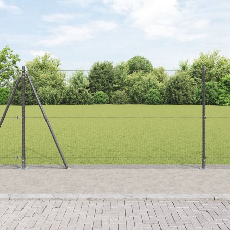 Set de Îngrădire Set de 2 Gri Oțel 25 x 1,2 m Durabil