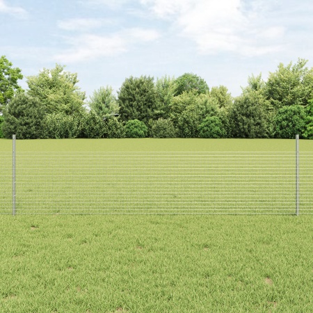 Set Gard de Grădină Set de 2 Oțel galvanizat 25 x 0.5 m Rezistent