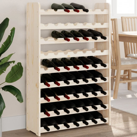Suport de vinuri, 72,5x25x111,5 cm, lemn masiv de pin - Img 1