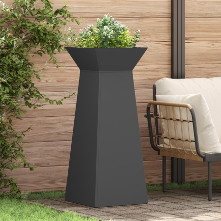 Suport pentru plante Negru Metal 40 x 40 x 101 cm Ghivece