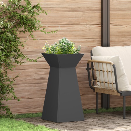Suport pentru plante Negru Plastic 35 x 35 x 73 cm Ghivece