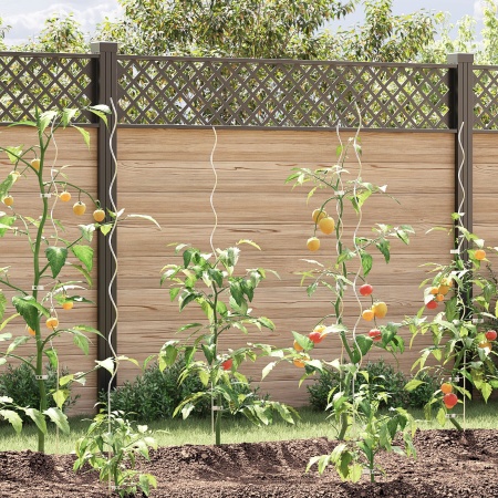 Suporturi pentru plante spiralate , set de 20 bucăți, 150 cm, din oțel galvanizat